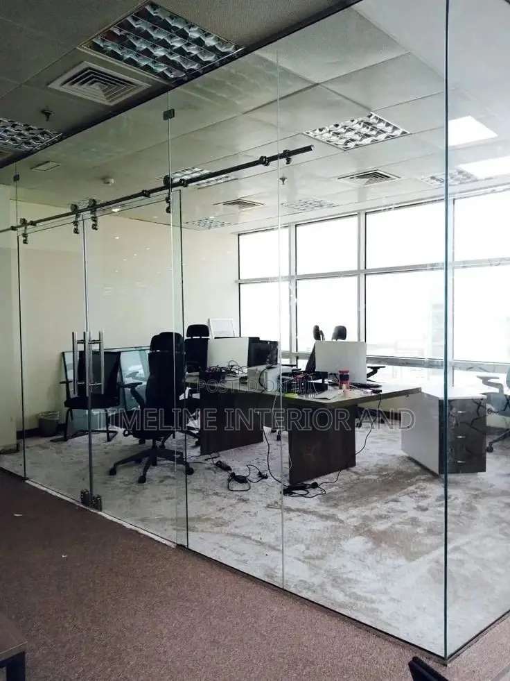 Office Setting and Galss Partioning.