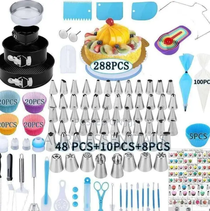 Cake Decorating Tools ( 288pcs)