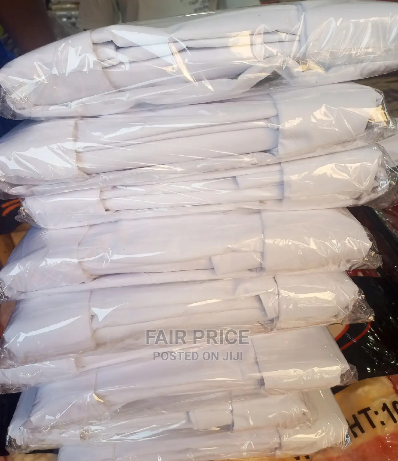 Plain Cotton Bedsheets 5*6 in White Color