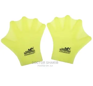 Silicone Webbed Swimming Gloves