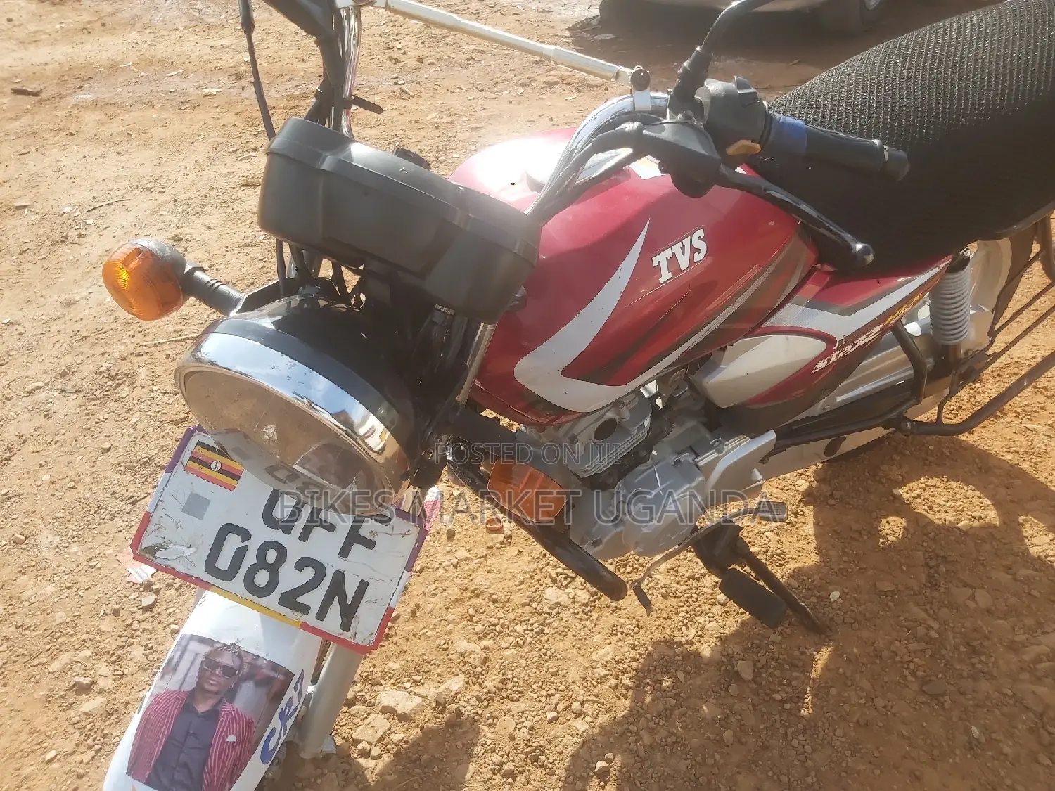 TVS HLX 125 2021 Red