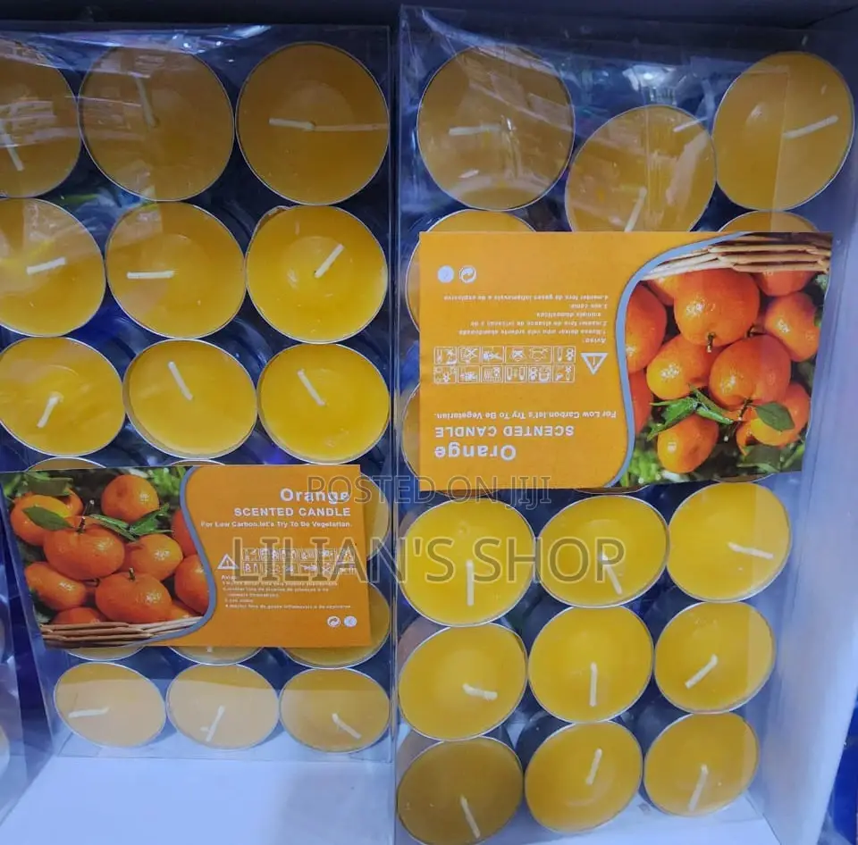 Lavander, Orange, Blueberry Scented Candles