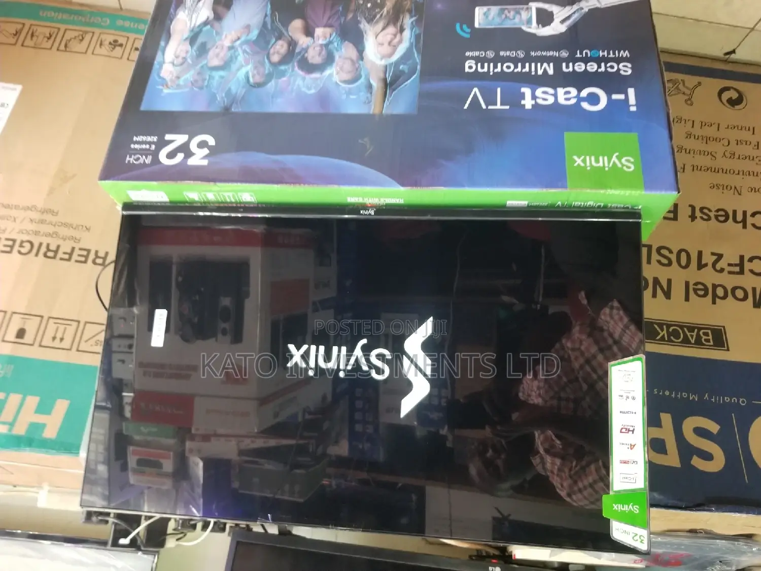 Syinix 32 Inches Frameless TV