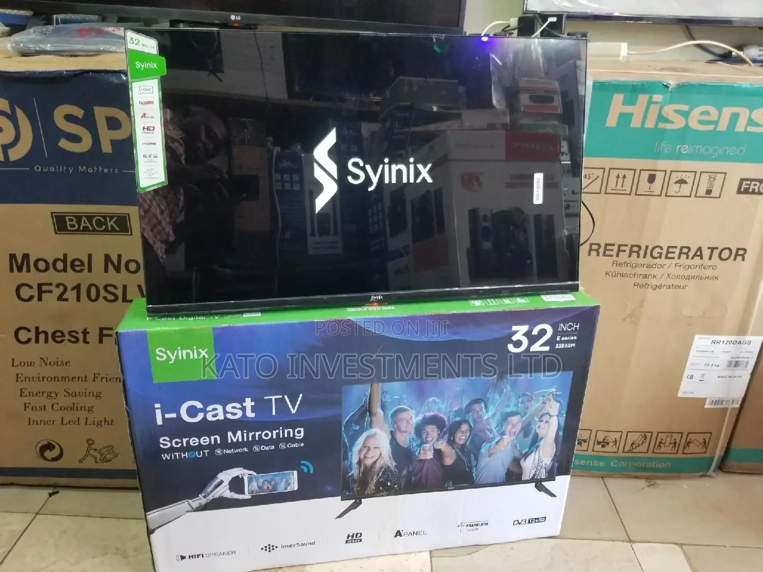 Syinix 32 Inches Frameless TV