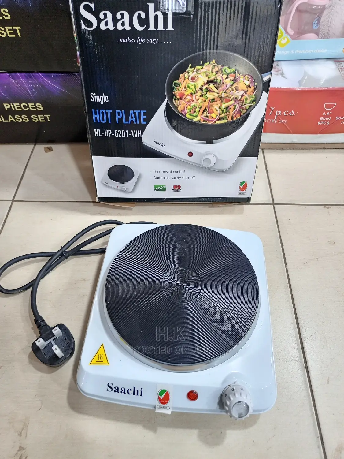 Hot Plate (Saachi Single Solid)