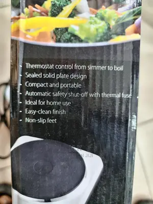 Hot Plate (Saachi Single Solid)