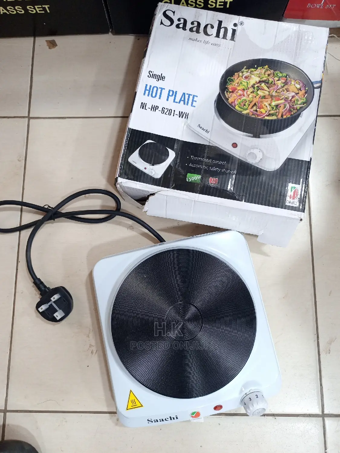 Hot Plate (Saachi Single Solid)