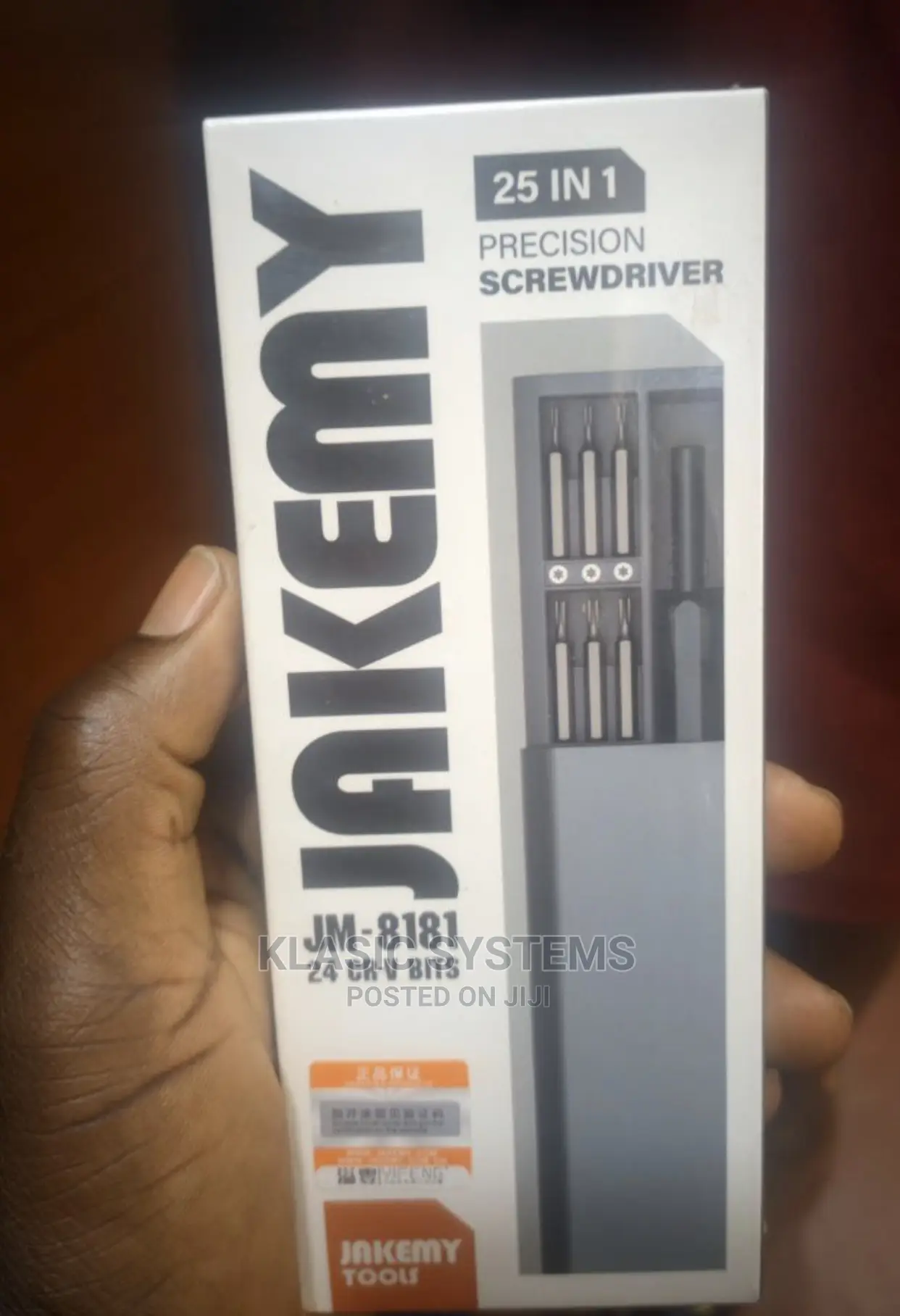 JAKEMY 25 in 1 PRECISION SCREWDRIVER .,