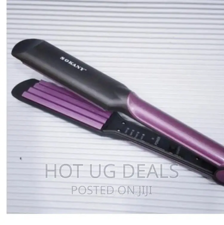 Sokany Professional Hair Straightening Iron-Black, Purple