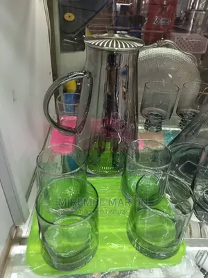Juice Jar With Glass