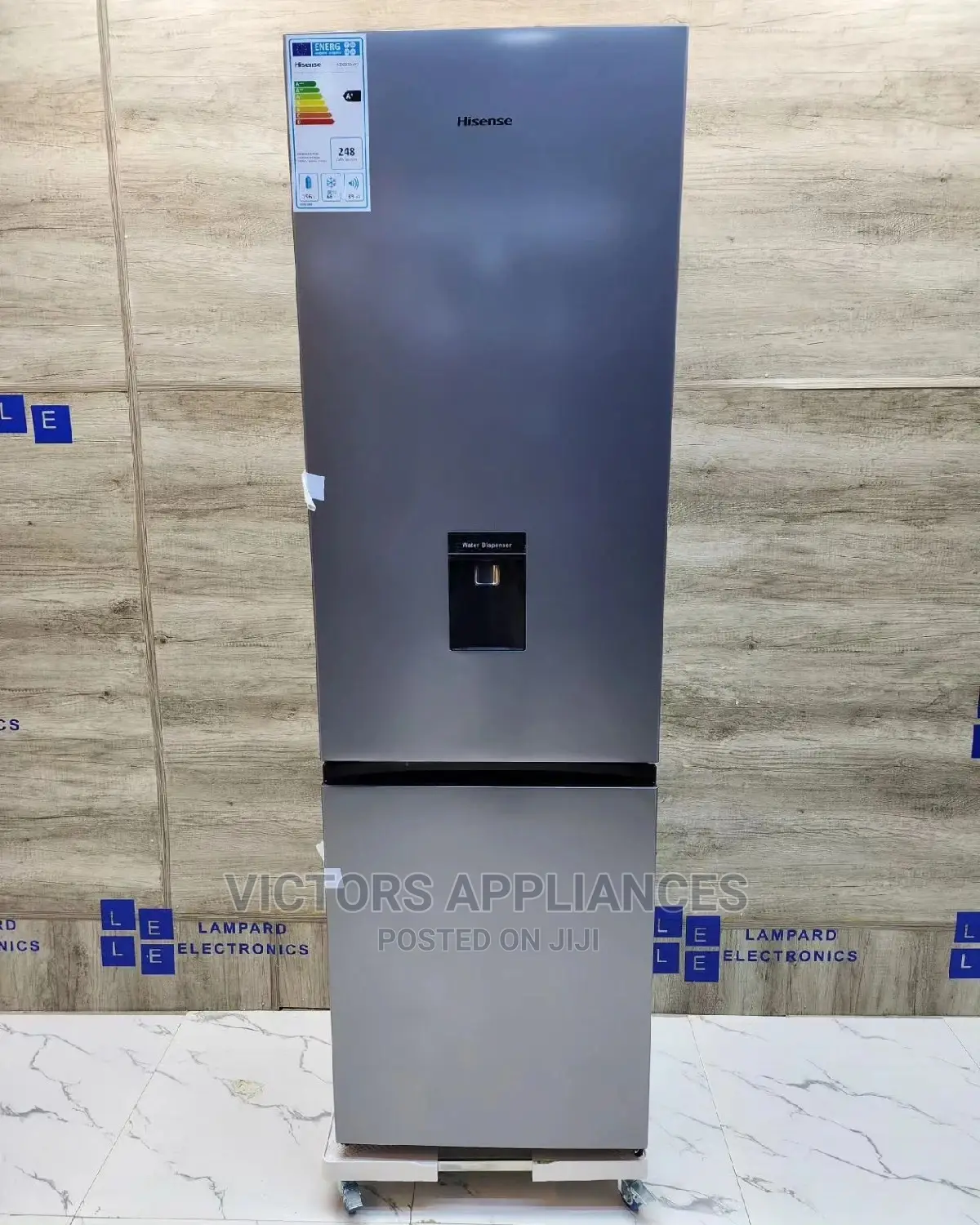 Brand New Original Hisense 341litres Double Door Fridge