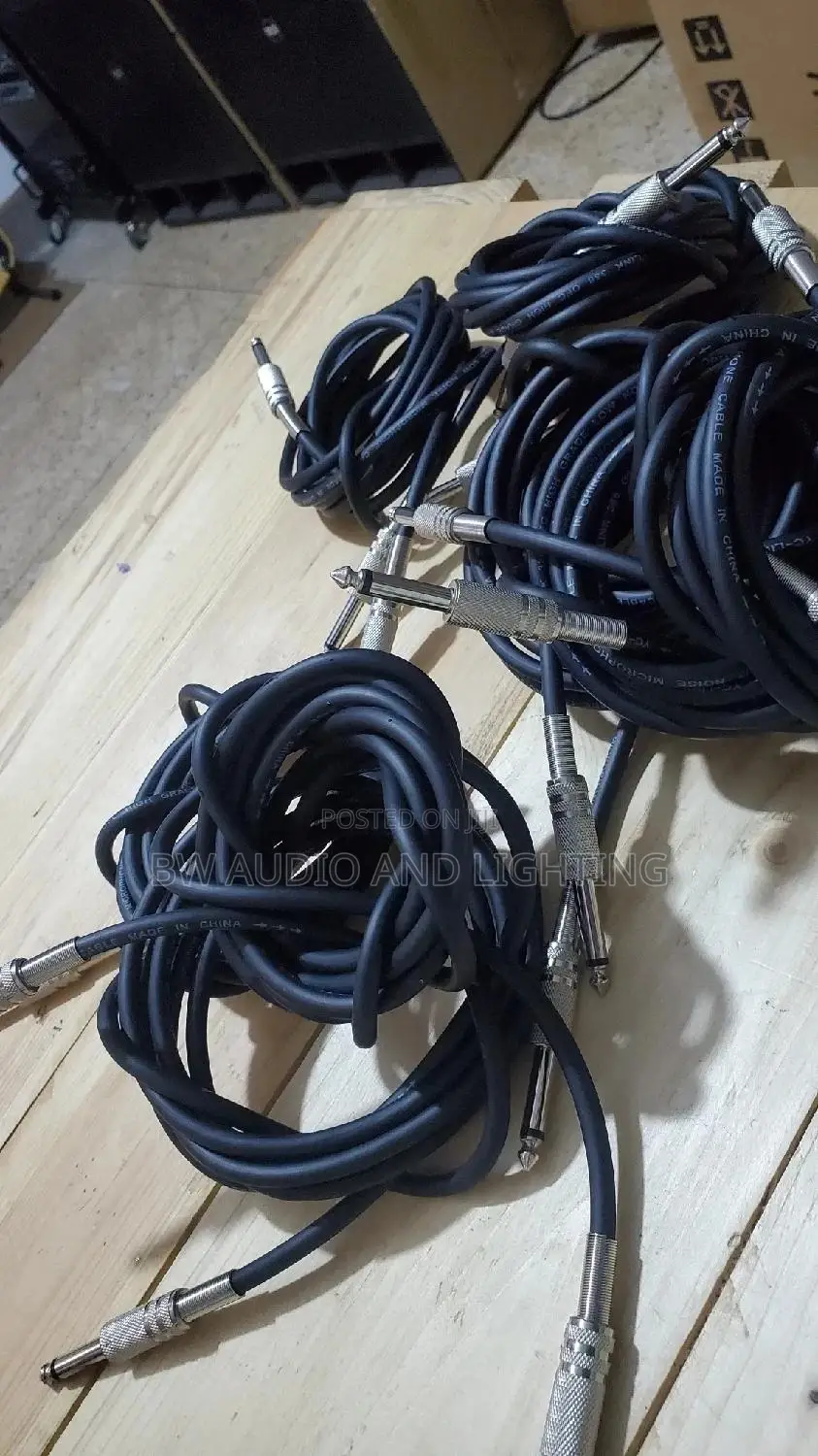Jack to Jack 3m / Guitar Cable/ Keyboard Wire