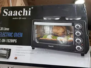 Saachi Electric Microwave Oven, 30 Litre - Black