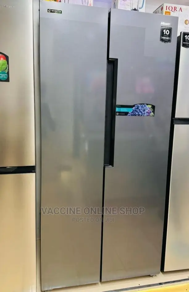 Hisense Side by Side 560L Silver/ Available