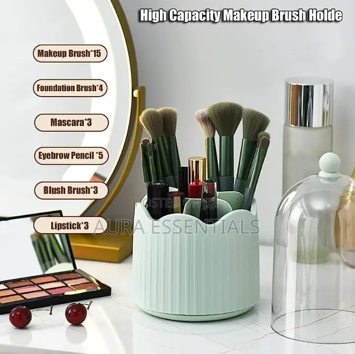 360 Rotatable Make-Up Brush Holder