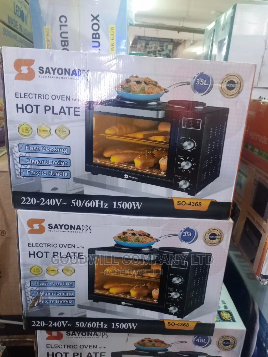 Sayona Electric Oven in Central Division Kitchen Appliances, Goodwill
