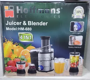 Hoffmans Glass 4 in 1 Juicer and Blender