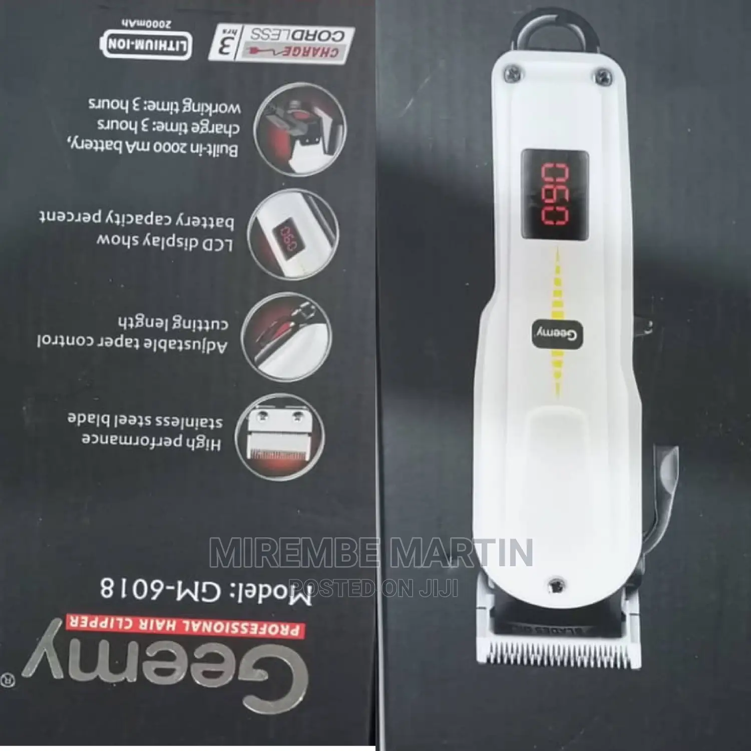 Geemy Rechargeable Hair Clips