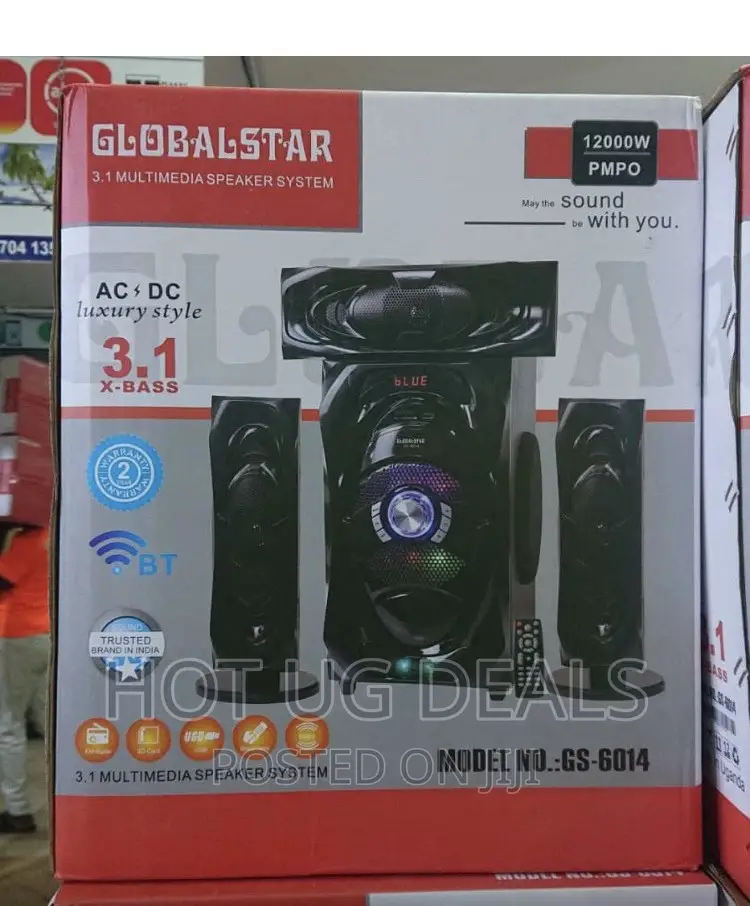 Globalstar 6014 Home Woofer Theater With Bluetooth, USB, FM