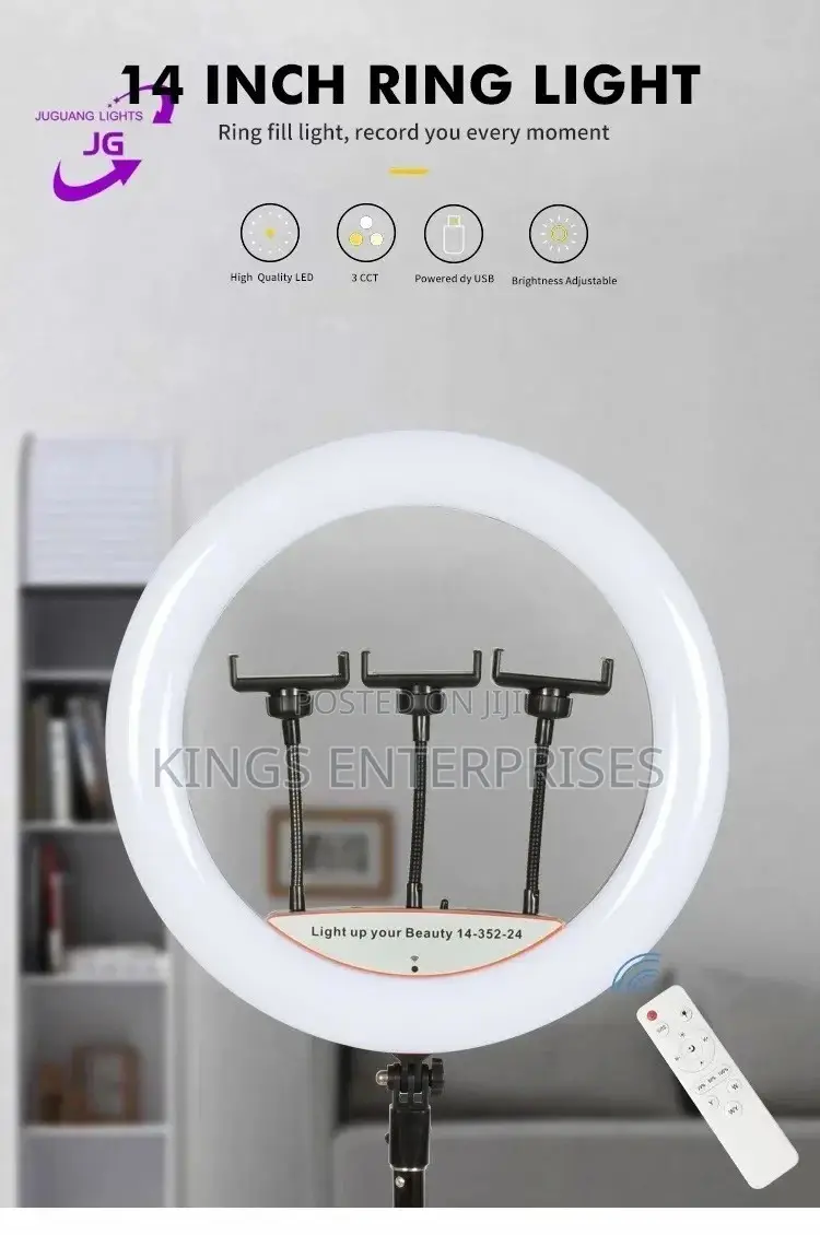 14 Inch Soft Ring Light With a Stand