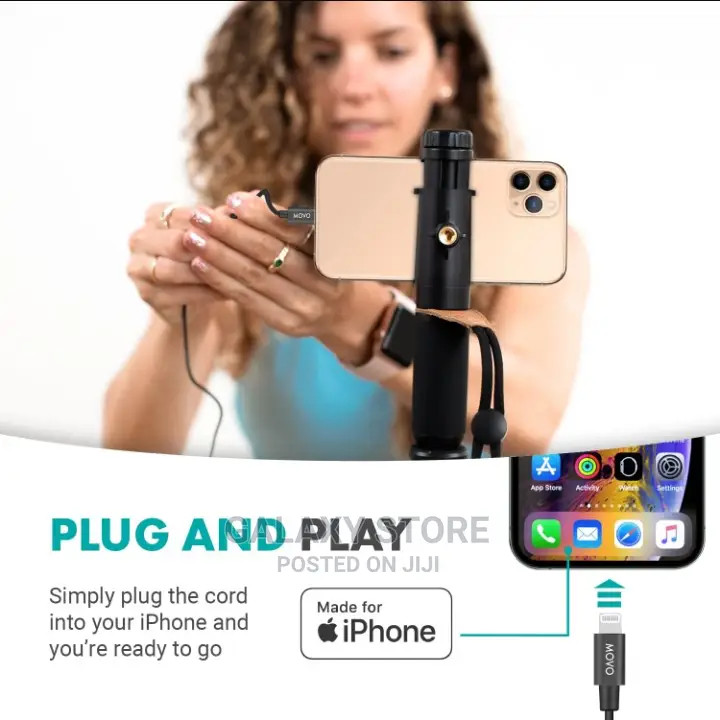 6m Lavalier Lapel Interview Lightning Microphone for iPhone