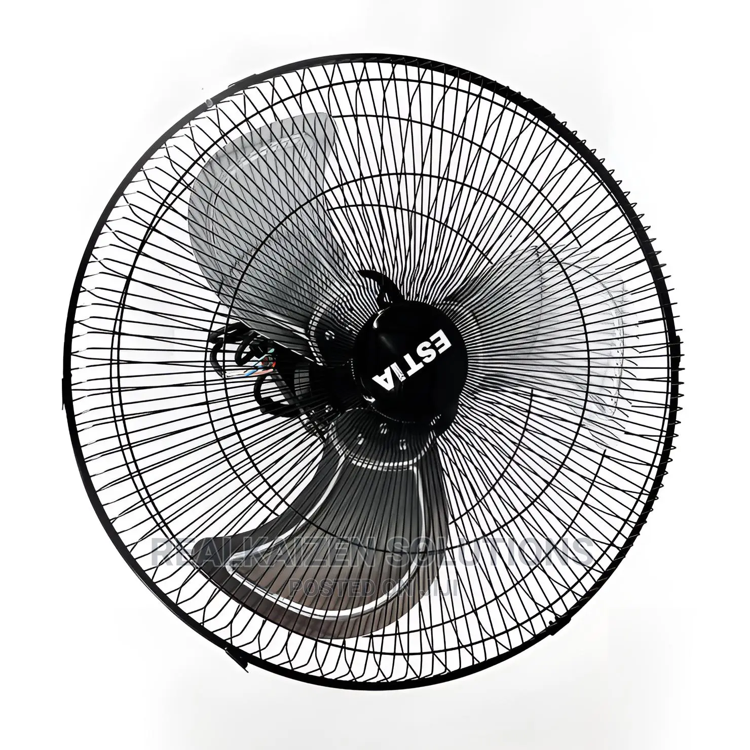 ESTIA 20" 3 Blade | 4 Speed 360° Black Orbital Ceiling Fan