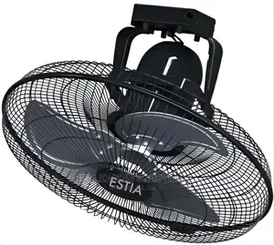 ESTIA 20" 3 Blade | 4 Speed 360° Black Orbital Ceiling Fan
