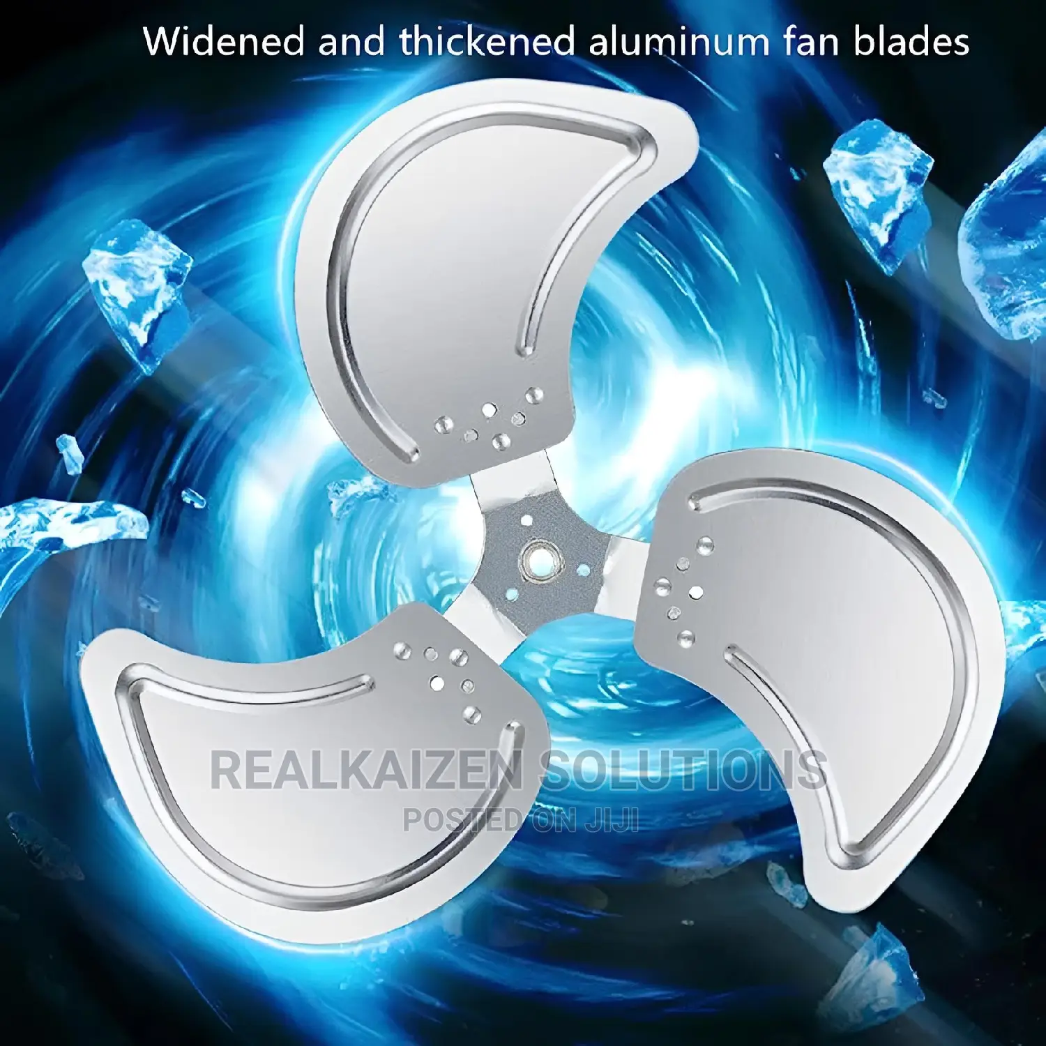 ESTIA 20" 3 Blade | 4 Speed 360° Black Orbital Ceiling Fan