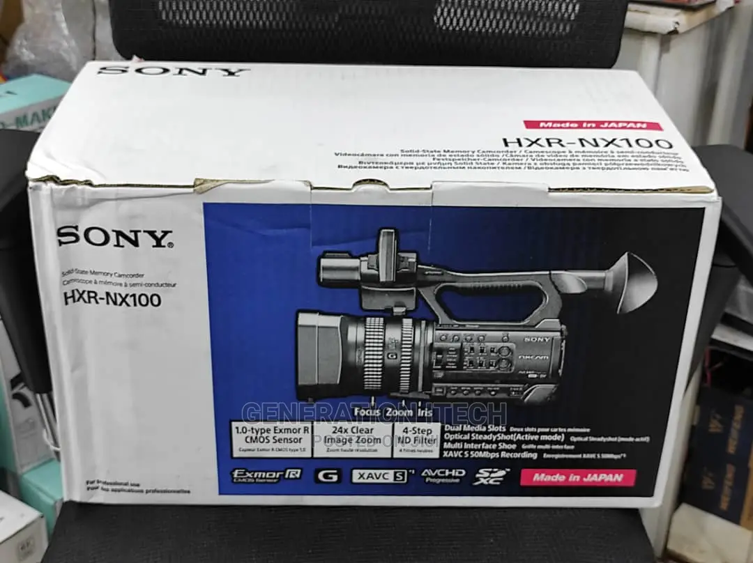 Sony Full Hd Camera HXR-NX100- Camcorder