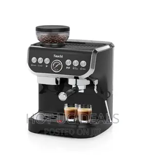 Saachi Coffee Maker Nl-cof-7066cg-bk - Silver Black
