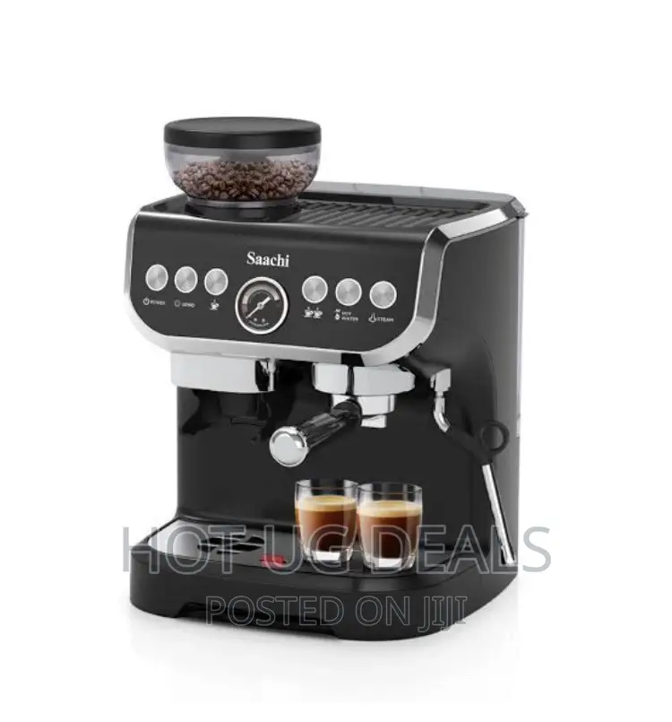 Saachi Coffee Maker Nl-cof-7066cg-bk - Silver Black