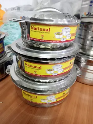 3pc Set Serving Stainless Steel Dish