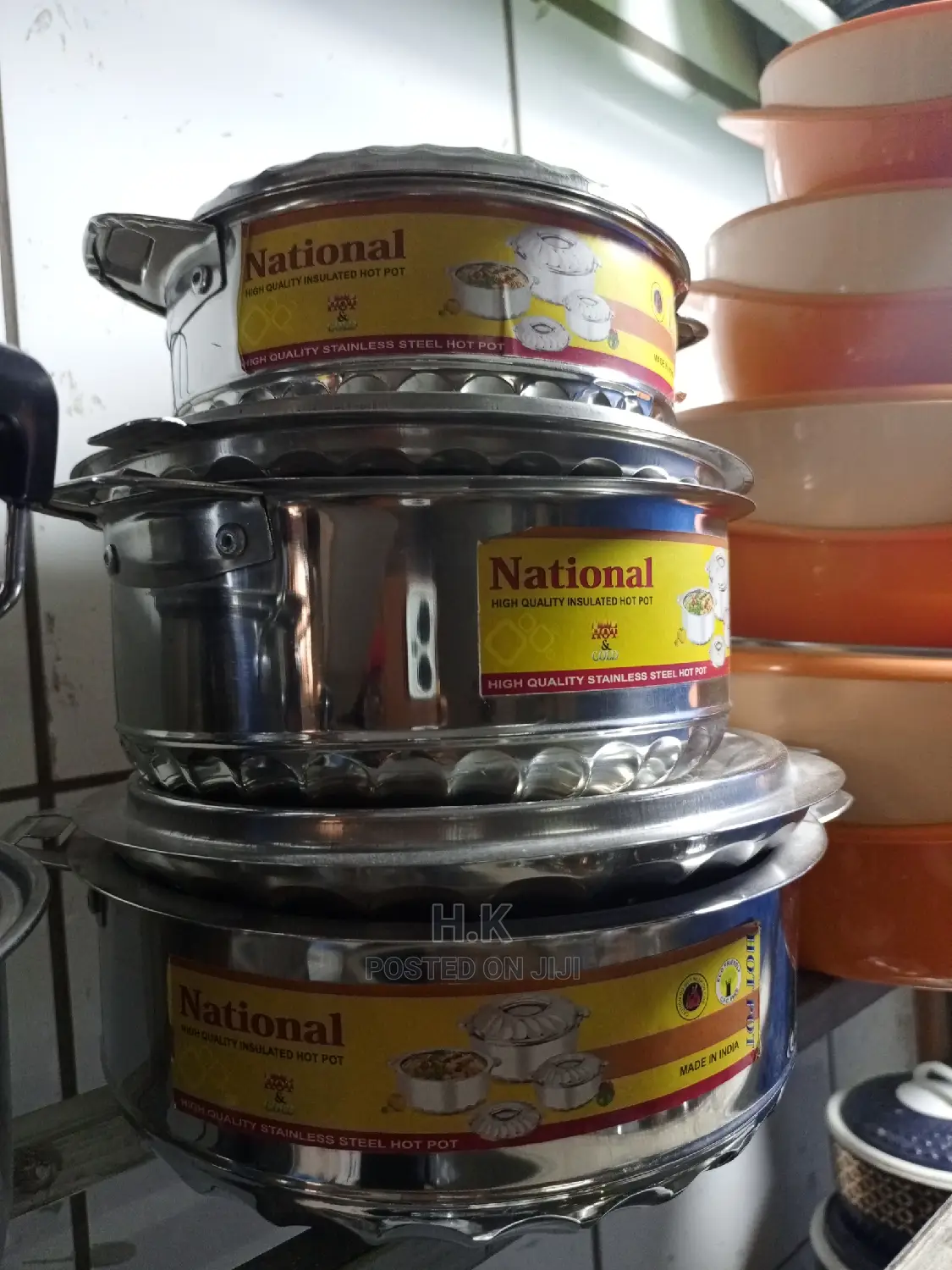 3pc Set Serving Stainless Steel Dish