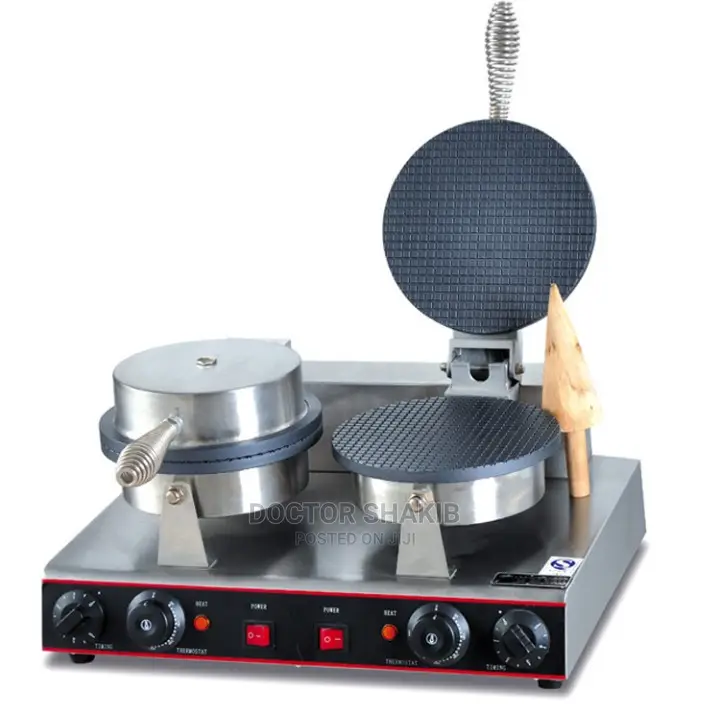 Double Commercial Ice Cream Cone/ Waffle or Biscuit Maker