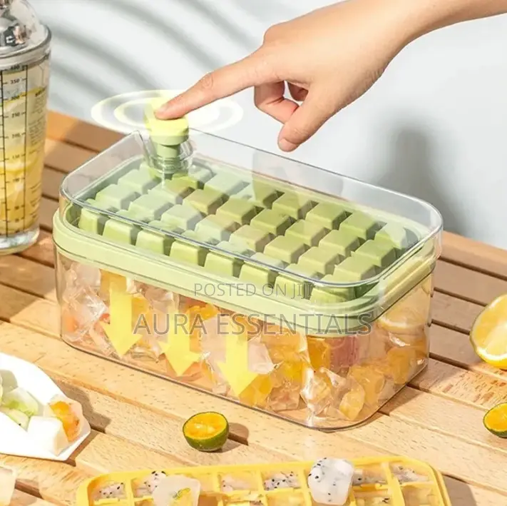Multi-Grid Ice Cube Molds With Lid