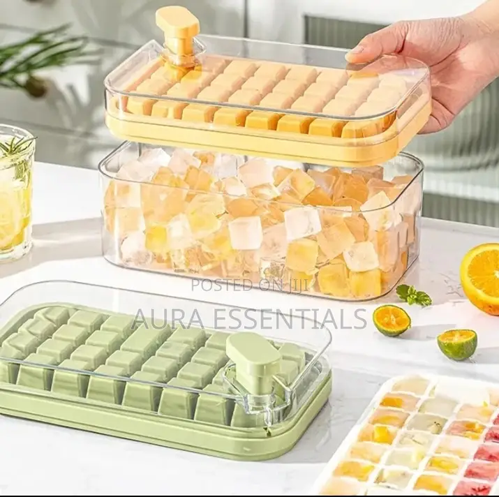 Multi-Grid Ice Cube Molds With Lid