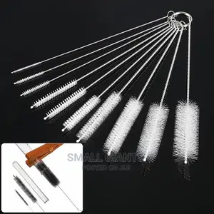10 Pieces of Nylon Test Tube Cleaning Brushes