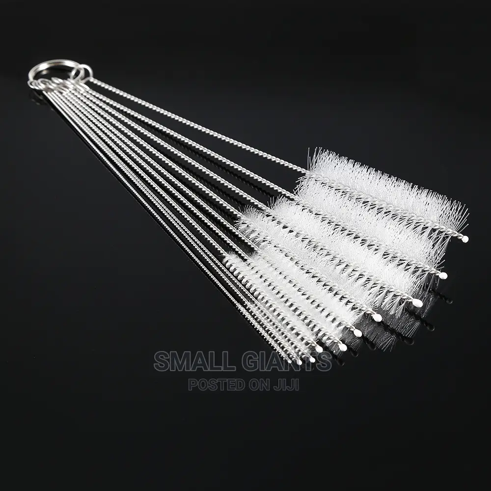 10 Pieces of Nylon Test Tube Cleaning Brushes