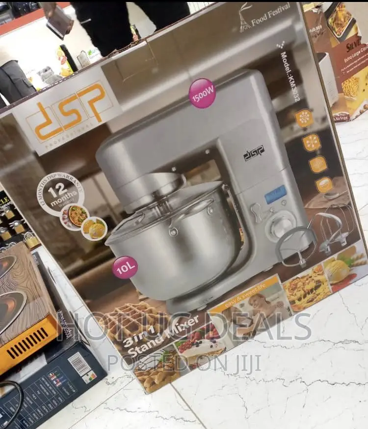 Dsp 3 In1, 10l Blender Dough Hand Stand Mixer Food Processor