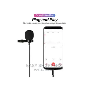 3.5mm Lavalier Microphone for Mobile and Laptop Use