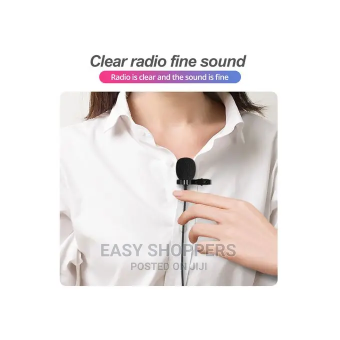 3.5mm Lavalier Microphone for Mobile and Laptop Use