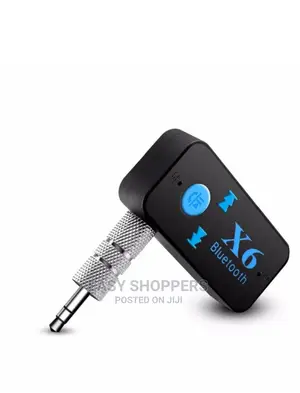 Portable USB Bluetooth-Compatible Aux Audio Receiver-Black