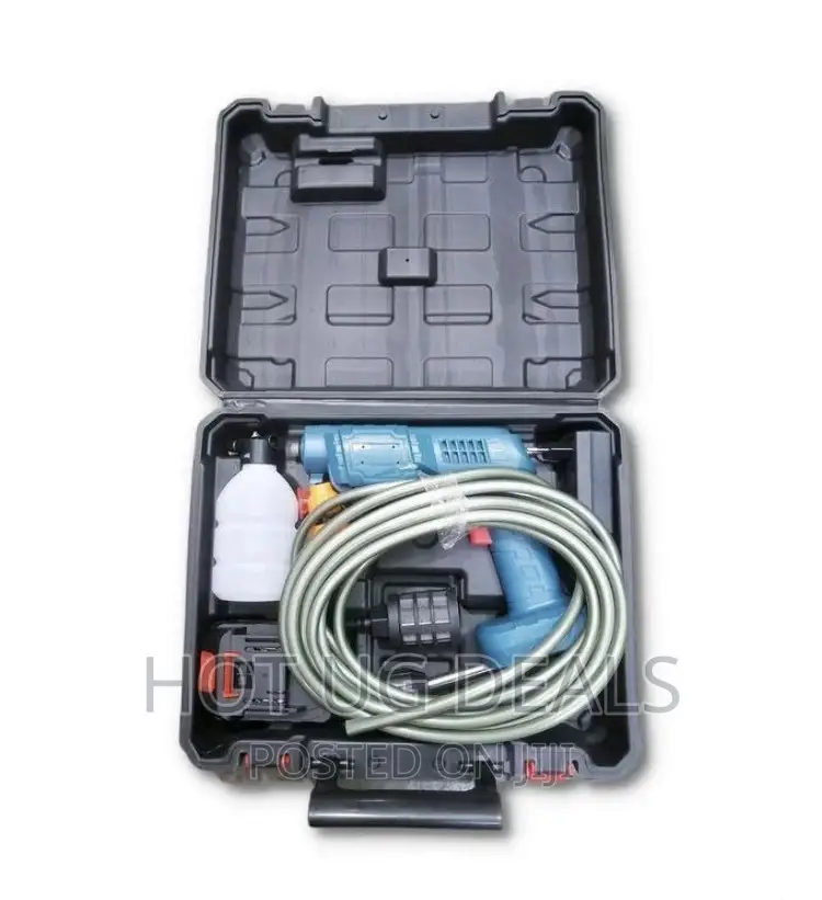 Lithium Battery Wireless Car Wash Gun High Pressure Portable 48v