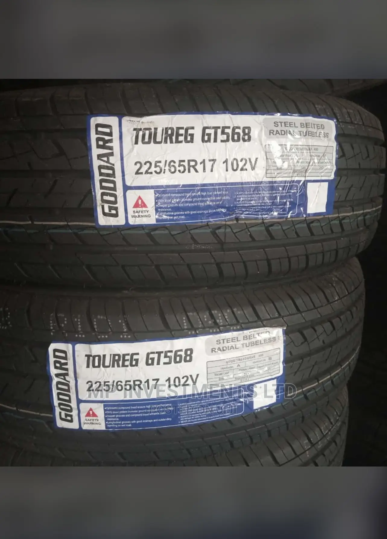 225/65r17 GODDARD Tyres