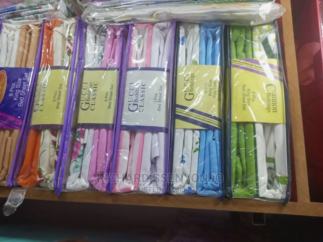 King Size Bedsheets 6pc