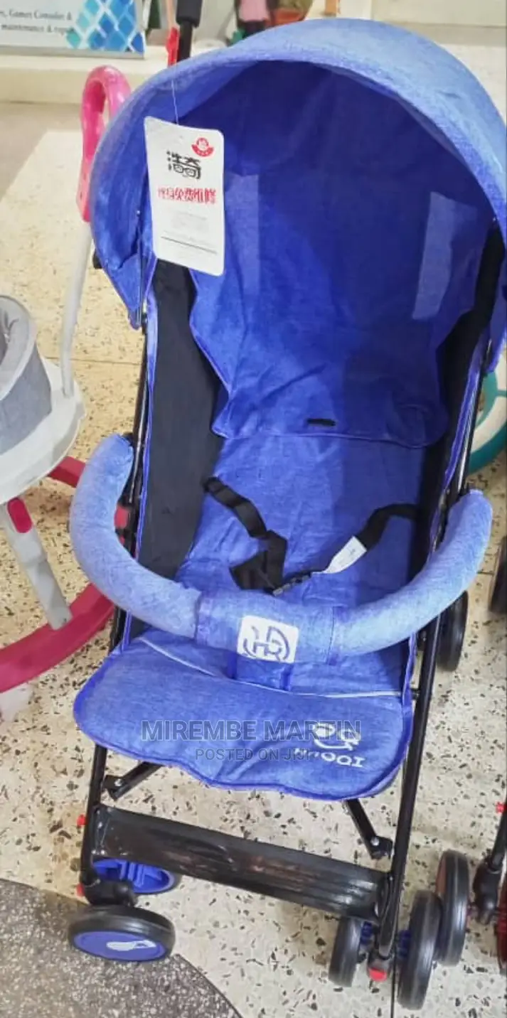 Blue Baby Stroller