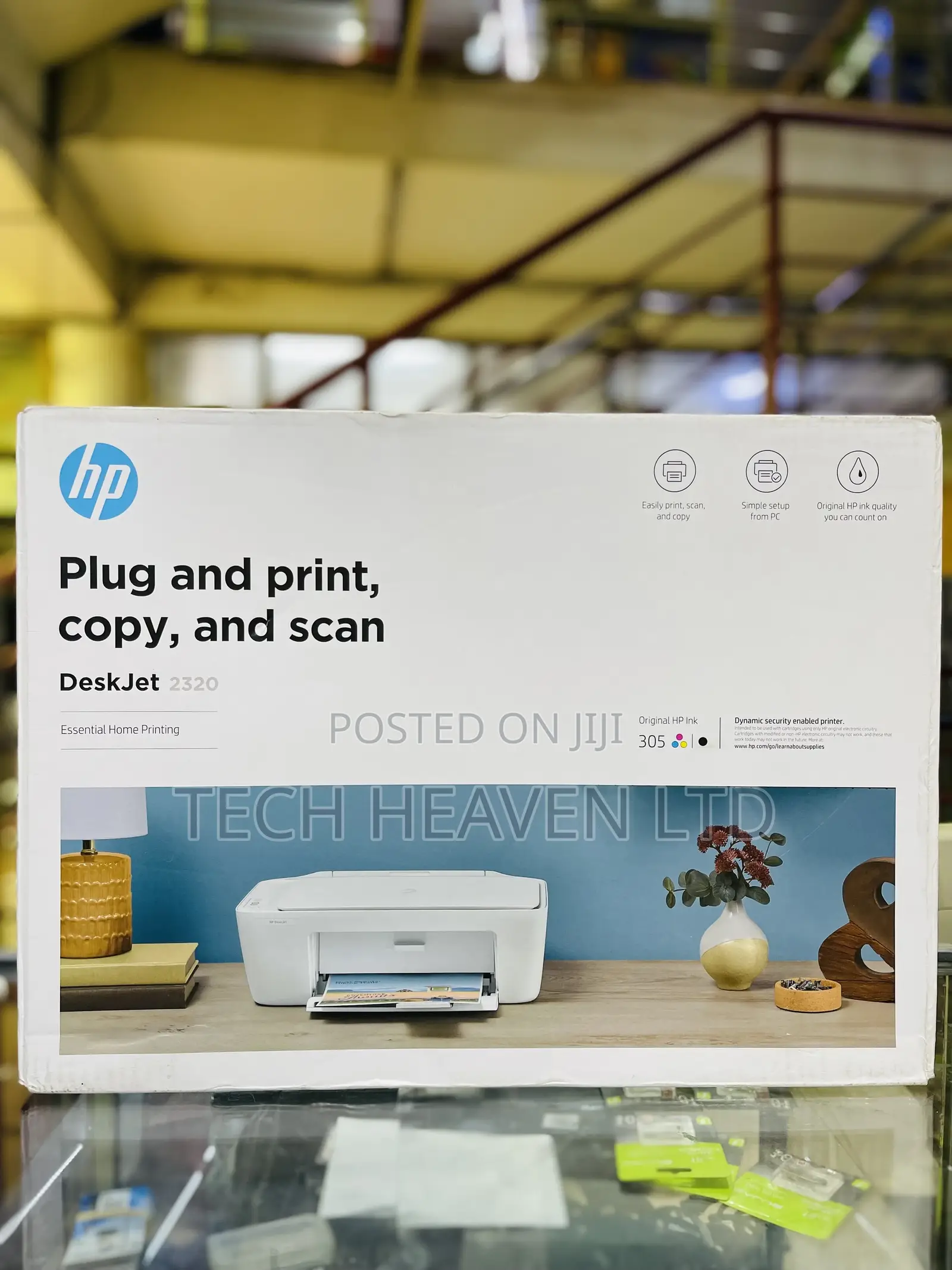 HP Deskjet Printer Plug and Print, Copy, and Scan