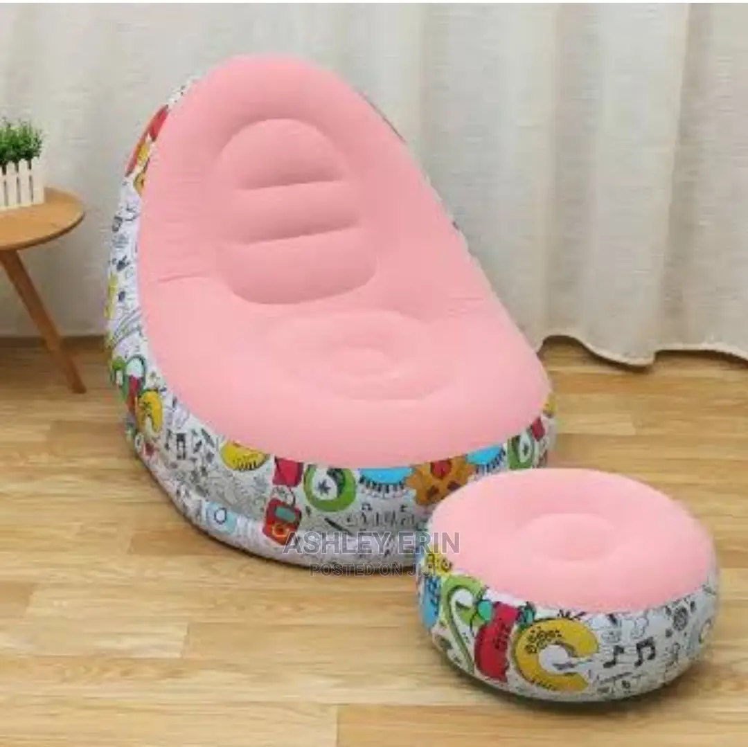 Lazy Inflatable Sofa With Inflatable Foot Cushion