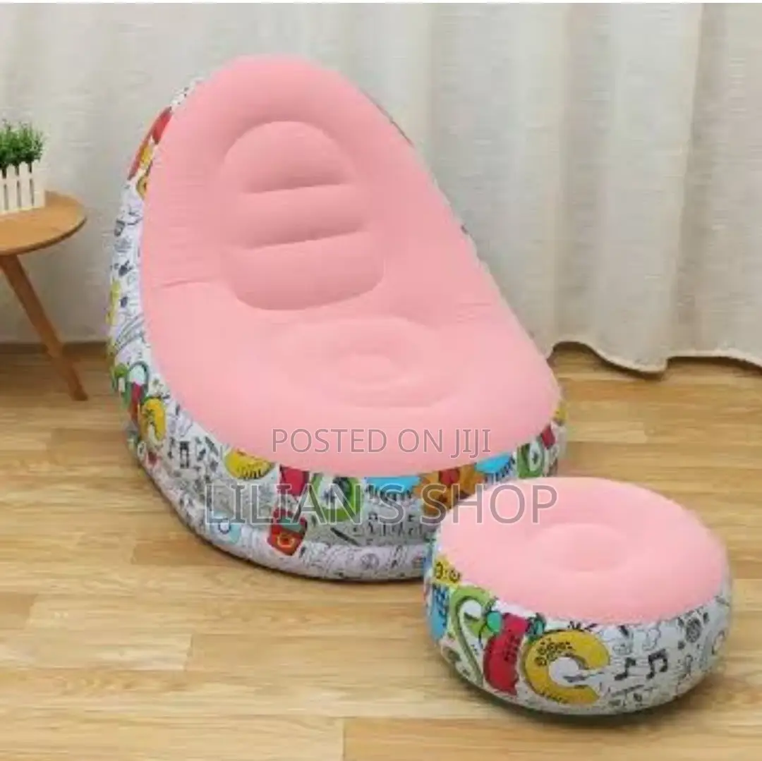 Lazy Inflatable Sofa With Inflatable Foot Cushion