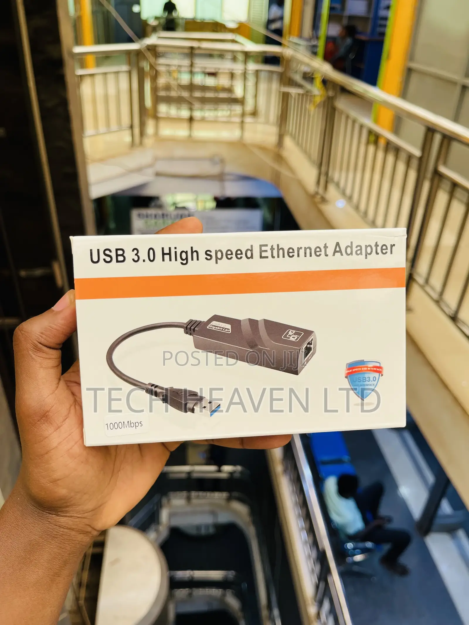 USB 3.0 High Speed Ethernet Adapter - New